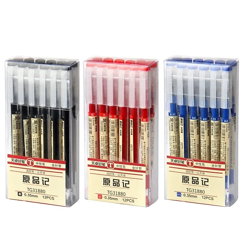 Supply Of Office Stationery - 0.35mm Fine Point Gel Pen, Black