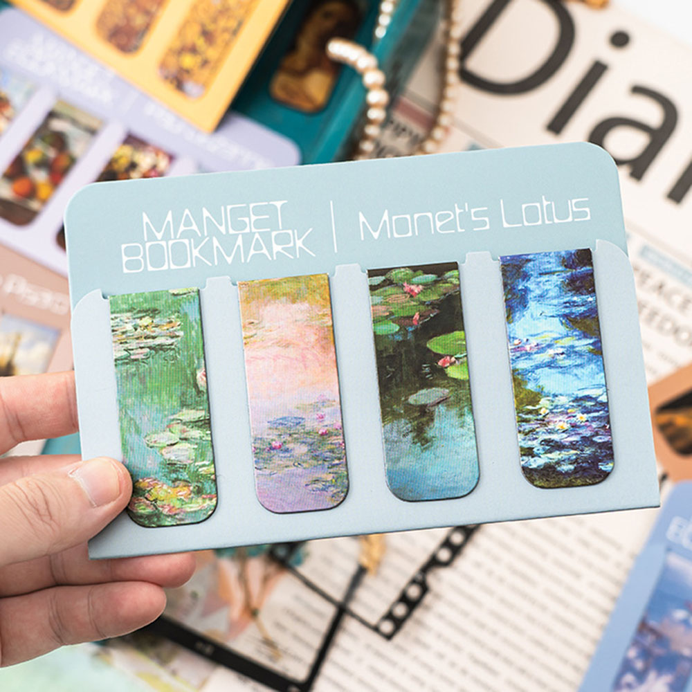 4pcs Artistic Magnetic Bookmar - огляд і ціна Paperclip Magnetic Set