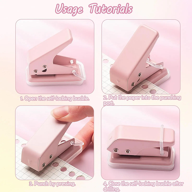 Mini Kawaii 1-Hole Paper Punch - огляд і ціна Office Supply Office Stationery Items