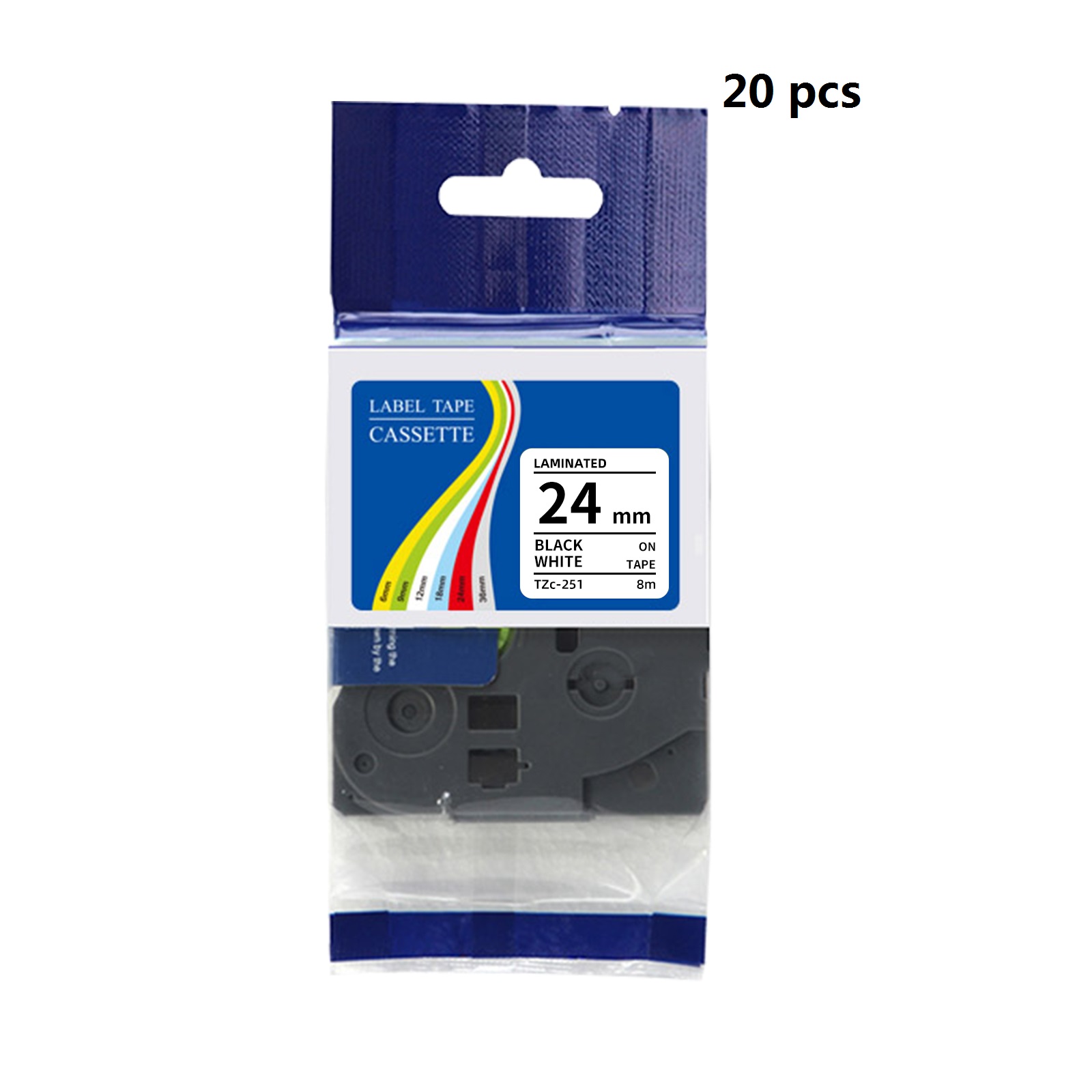 20 pcs pack Compatible Brother - огляд і ціна Label Printer Tape