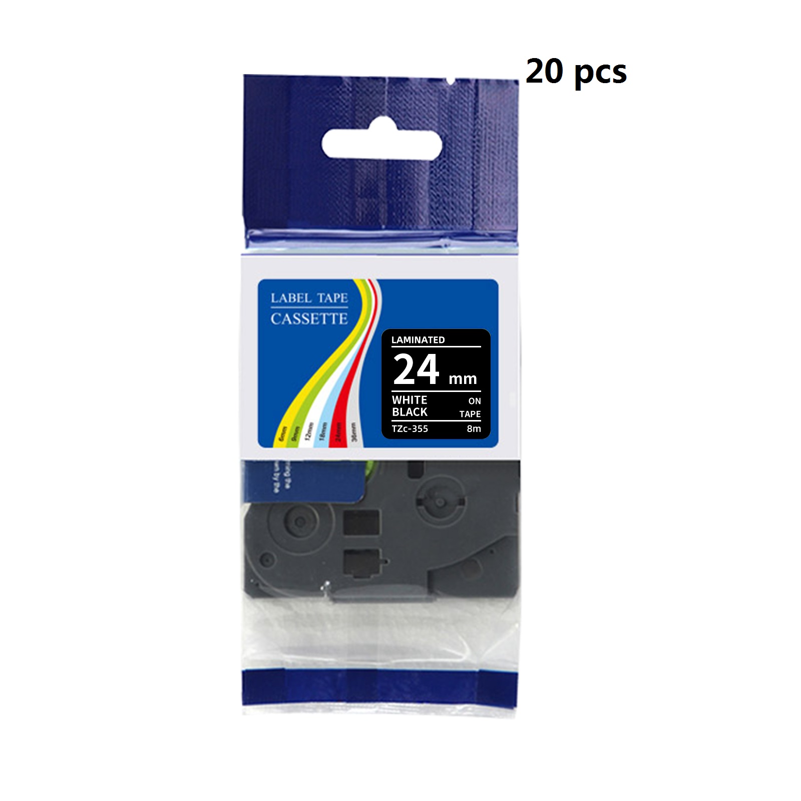 20 pcs pack Compatible Brother - огляд і ціна Label Printer Tape