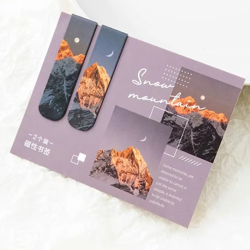 2Pcs Magnetic Bookmark Beautif - огляд і ціна Paperclip Magnetic Set
