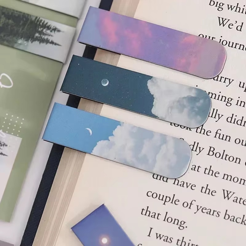 2Pcs Magnetic Bookmark Beautif - огляд і ціна Paperclip Magnetic Set
