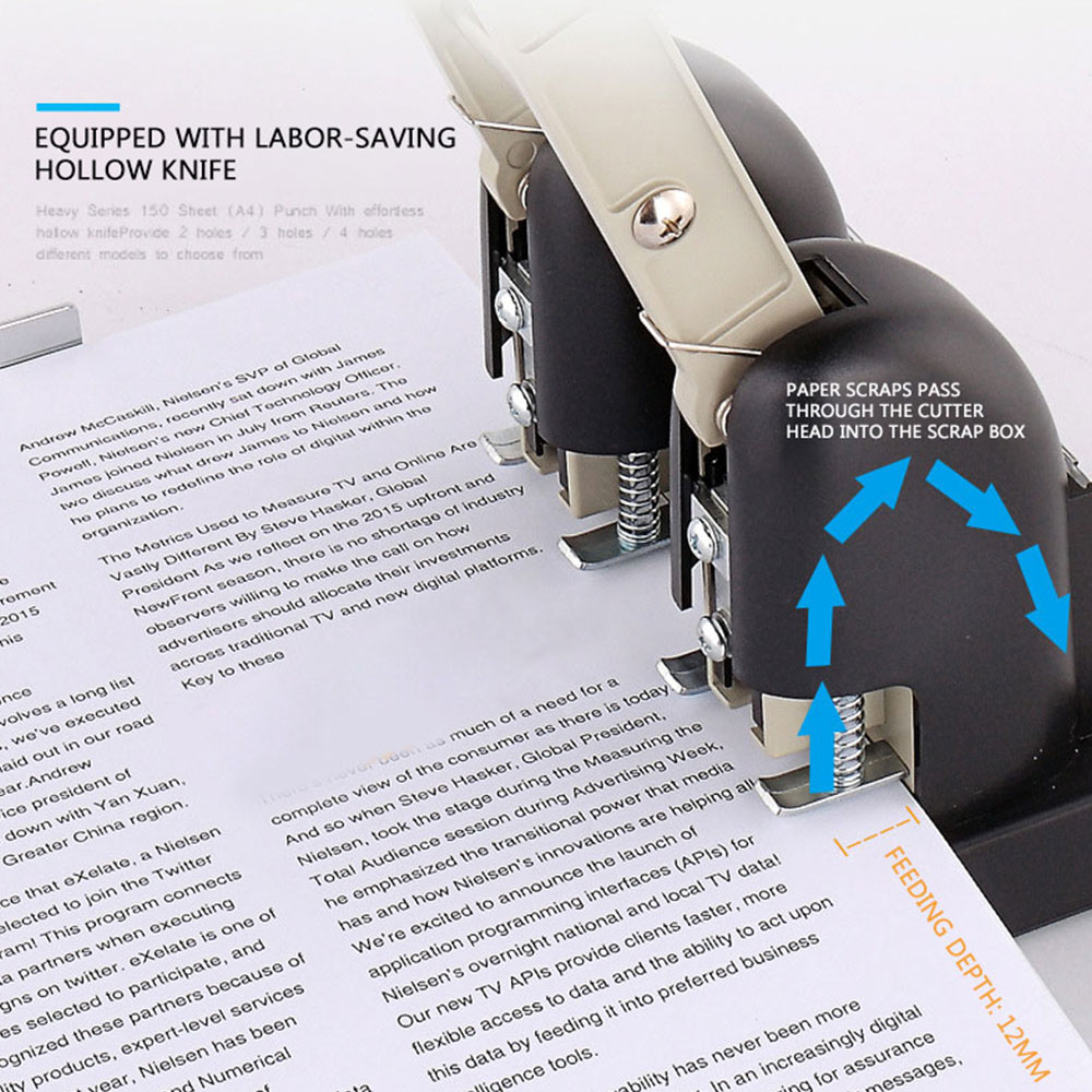HOT Heavy Duty A4 Paper Punch  - огляд і ціна Paper Punch 3 Hole