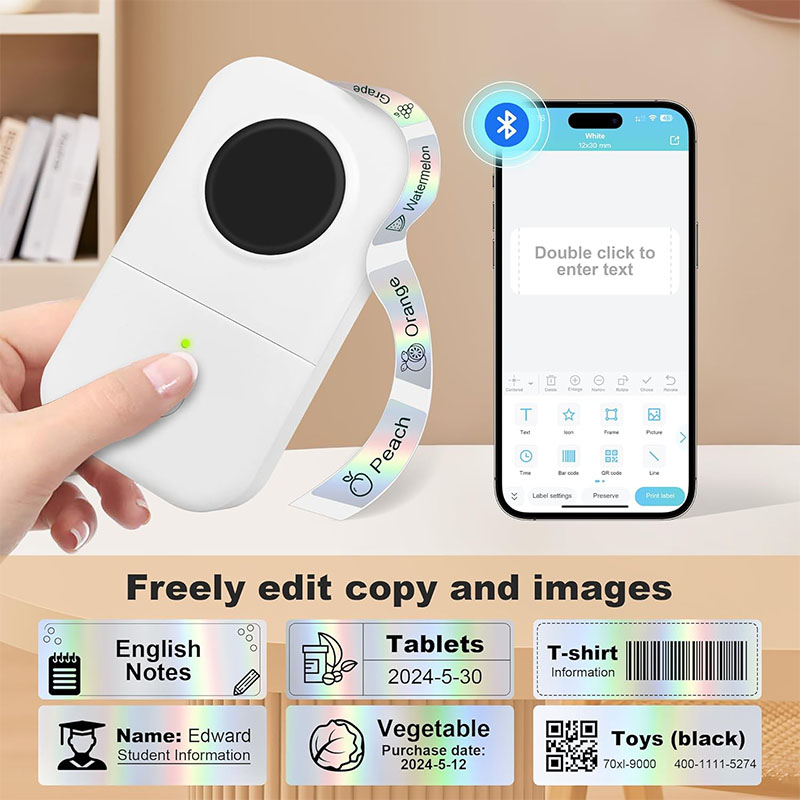 P15 Label Printer Sticker 12*4 - огляд і ціна Label Printer Tape