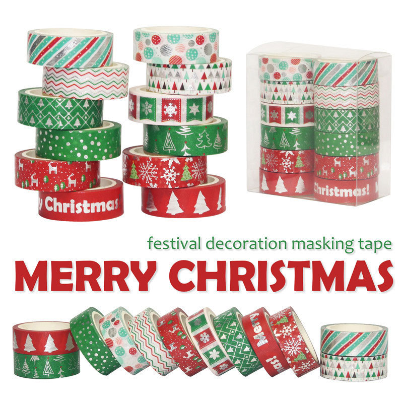 60 Meter Christmas Washi Tapes - огляд і ціна Washi Tape Set