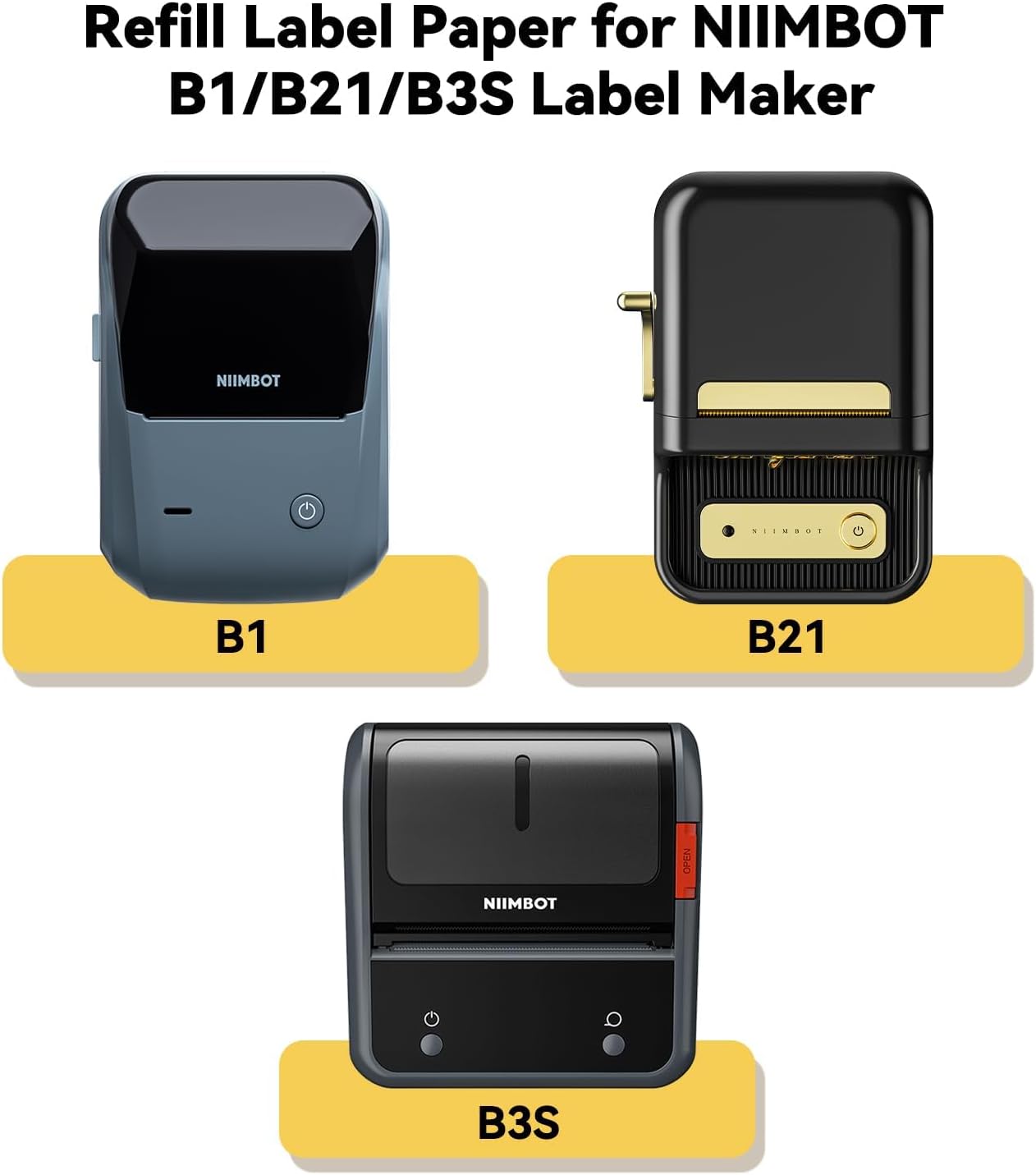 NiiMBOT B21 B1 B3S Round Label - огляд і ціна Label Printer Tape