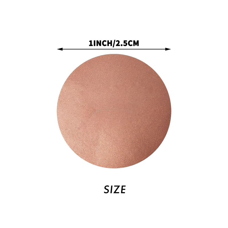 50-300pcs Round Rose Gold Scra - огляд і ціна Label Printer Tape