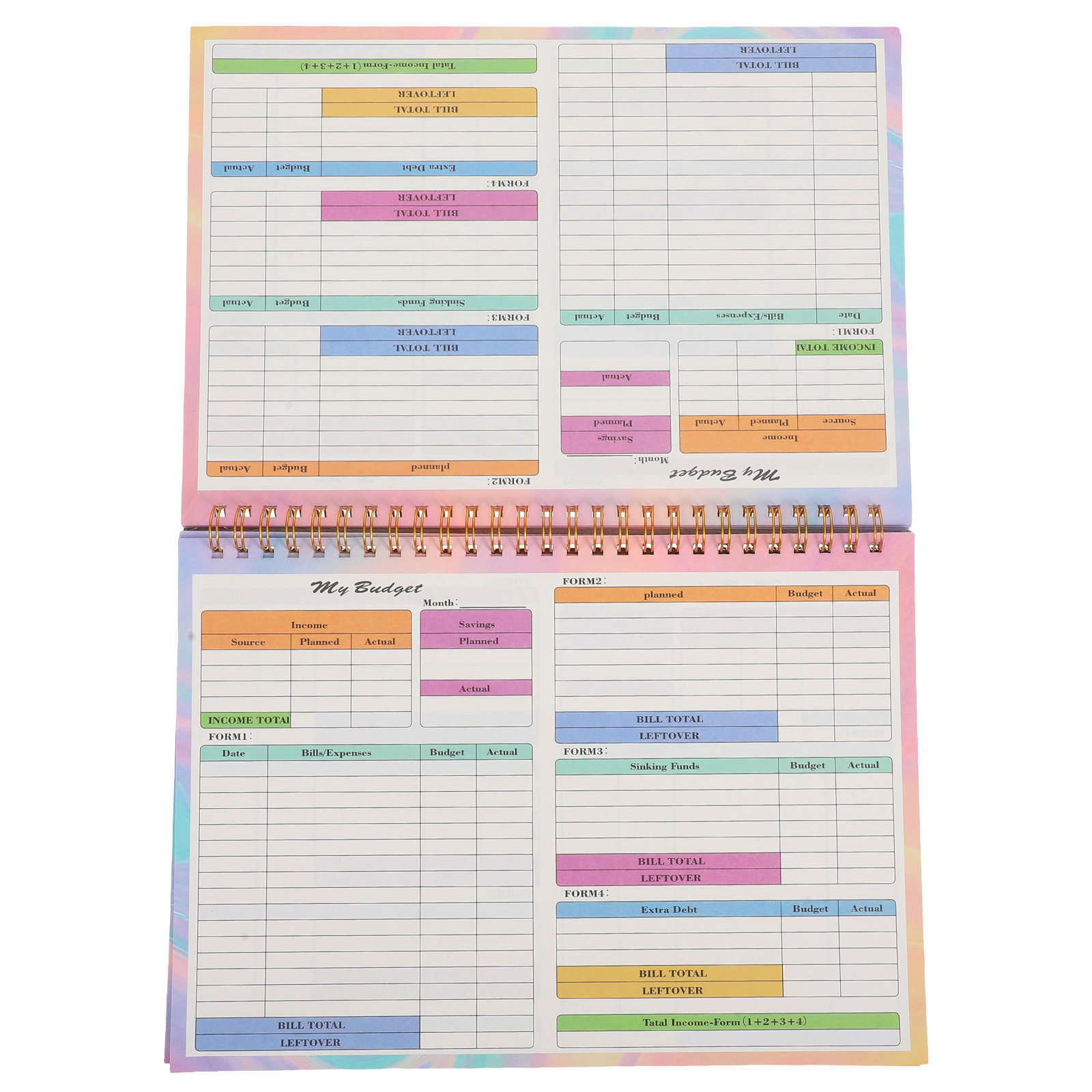 B5 Daily Weekly Financial Ledg - огляд і ціна Planner Weekly Budget