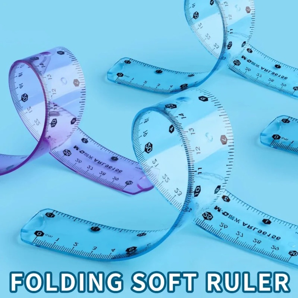 1/3pcs Transparent Soft Ruler, - огляд і ціна Ruler Set Transparent