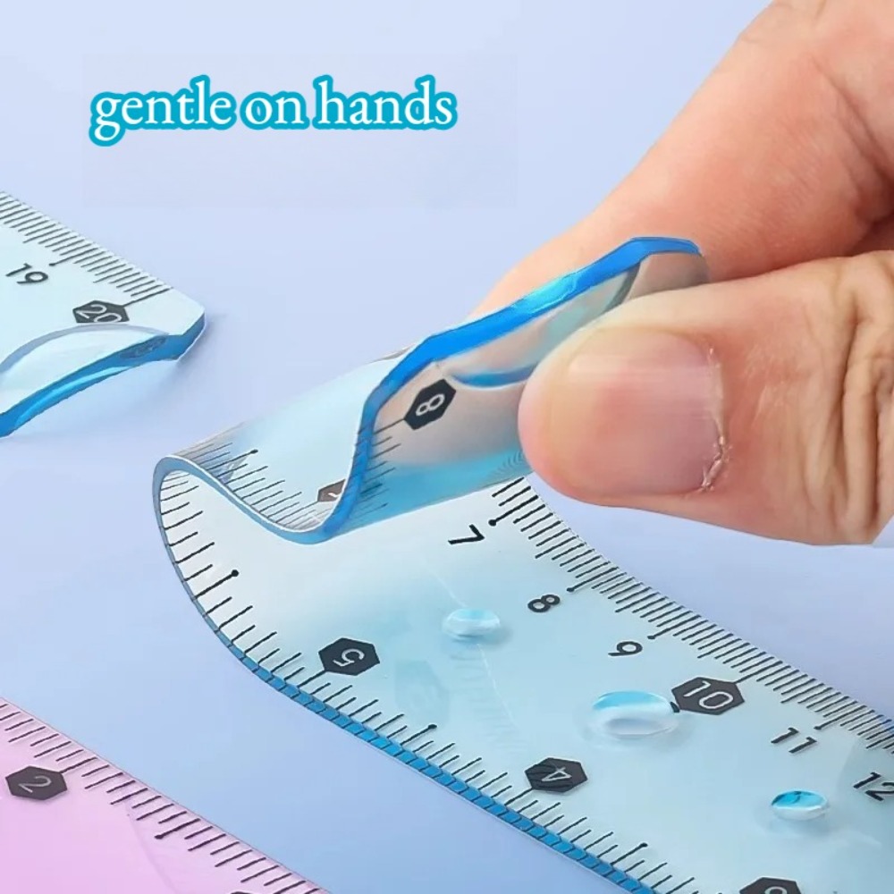 1/3pcs Transparent Soft Ruler, - огляд і ціна Ruler Set Transparent