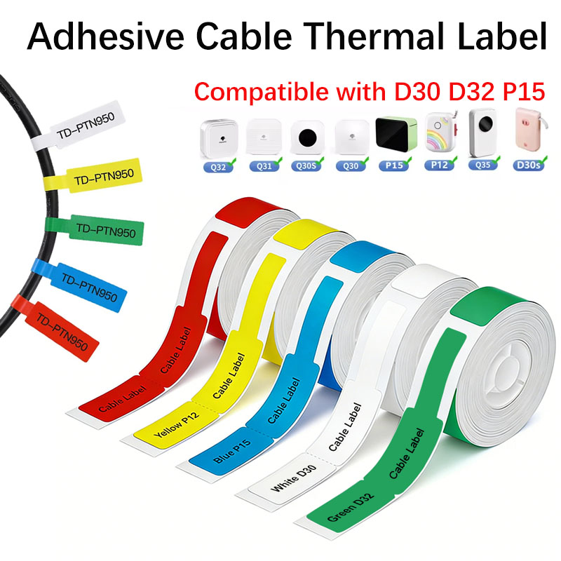 12*109mm Cable Thermal Label S - огляд і ціна Label Printer Tape