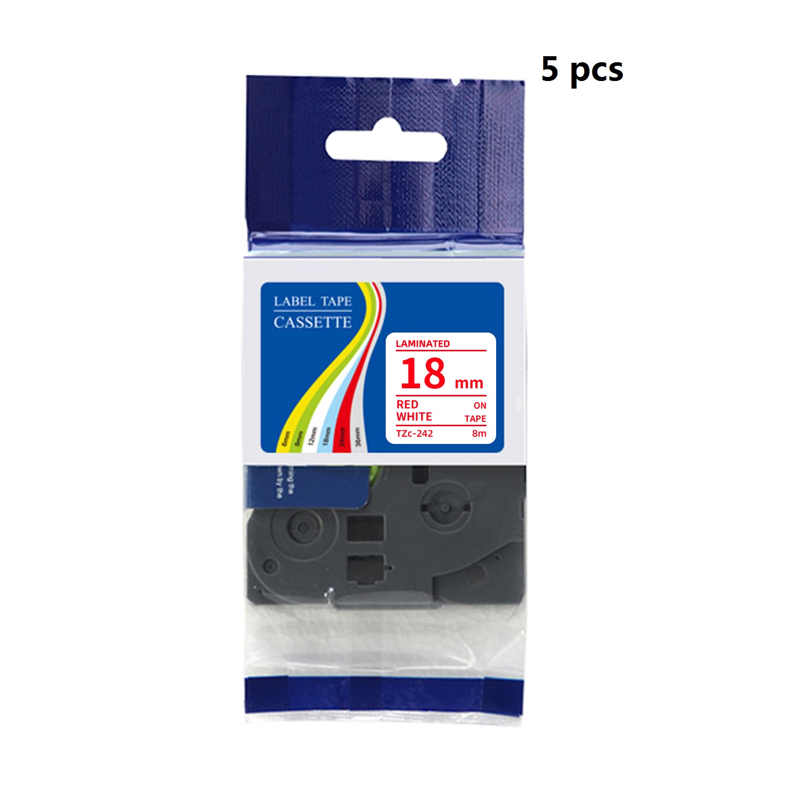 5 Pcs Compatible Brother TZe L - огляд і ціна Label Printer Tape