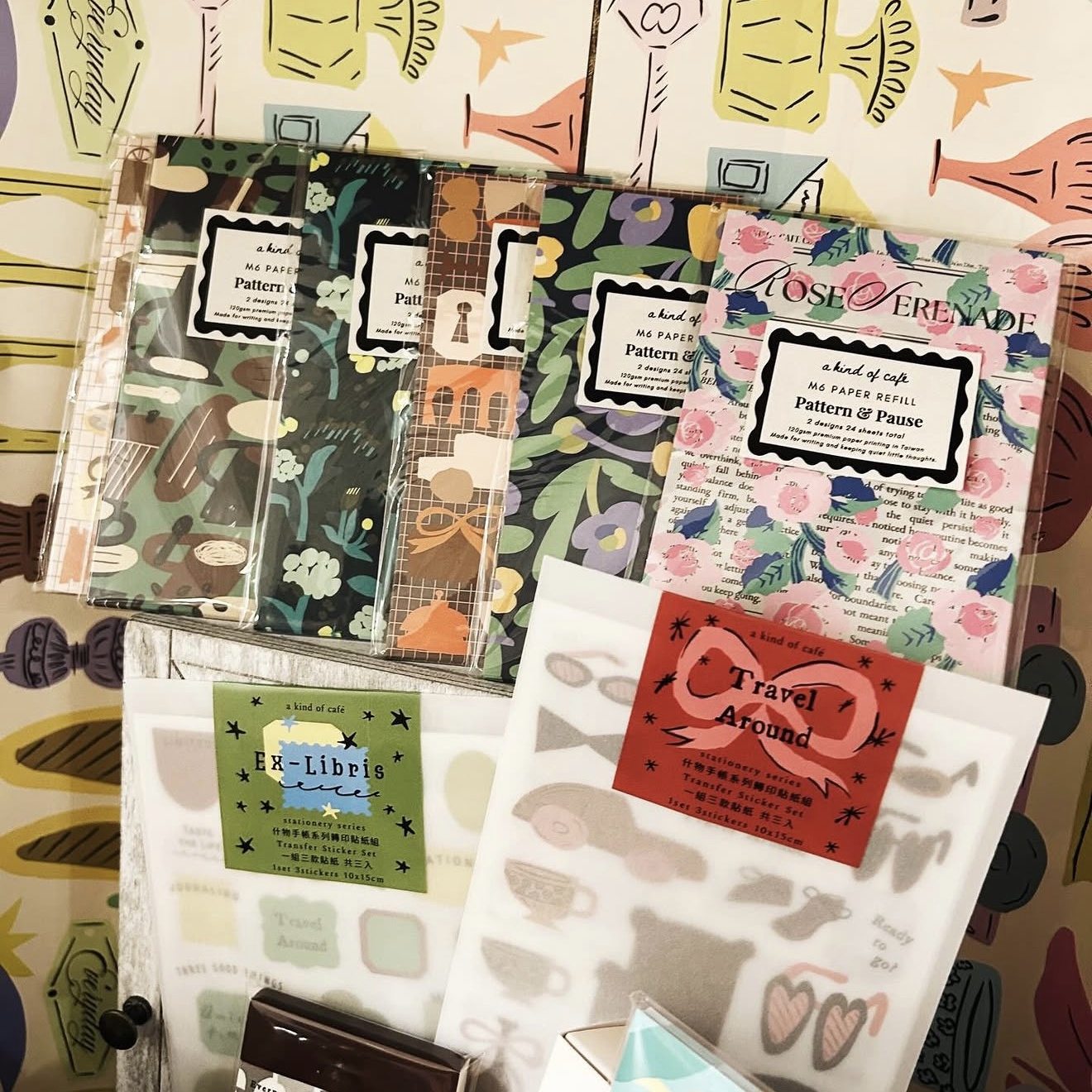 A Kind Of Cafe Studio Vintage  - огляд і ціна Washi Tape Set
