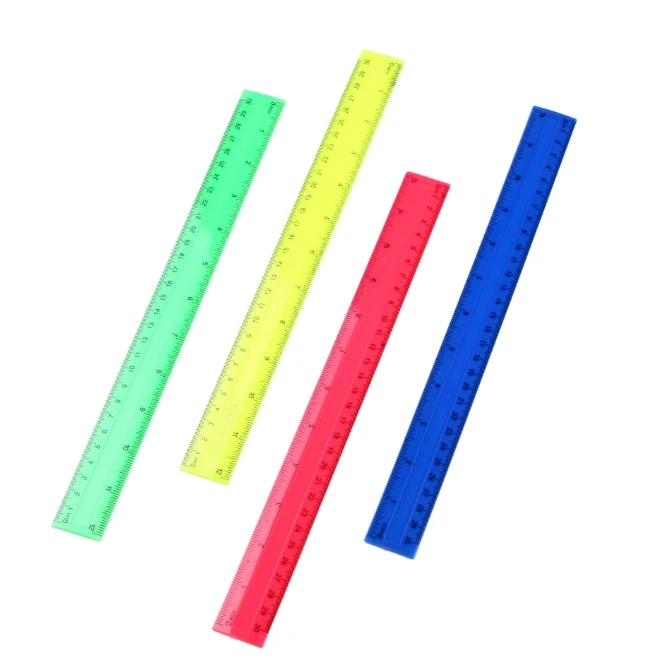 4Pcs/Pack Colorful Transparent - огляд і ціна Ruler Set Transparent