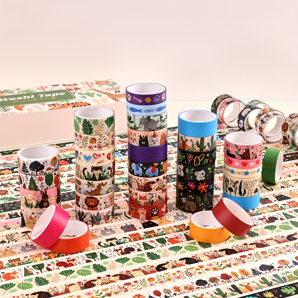 36 Rolls Vintage Animal Party  - огляд і ціна Washi Tape Set