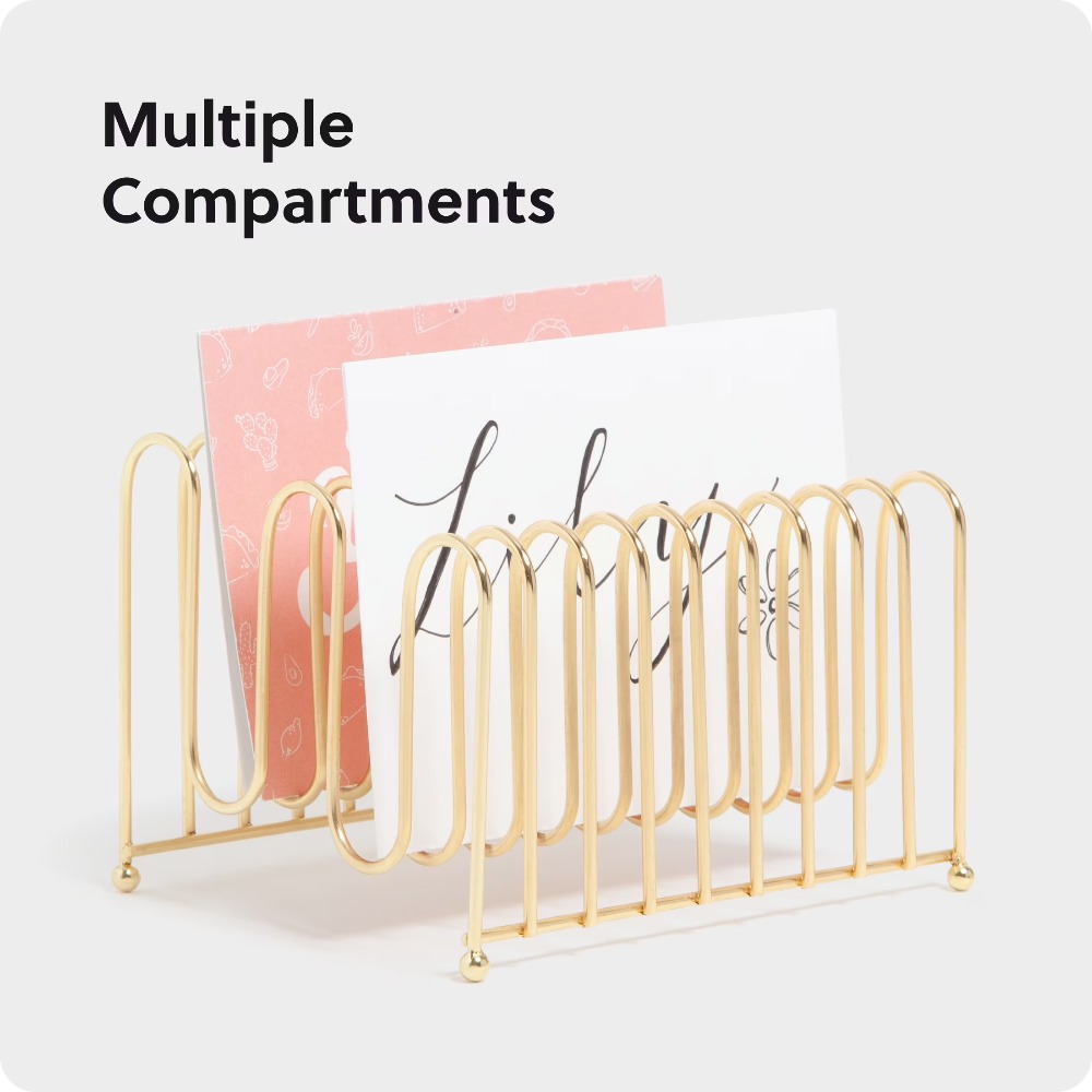 Bent Wire Desk Organizer Lette - огляд і ціна Supply Of Office Stationery