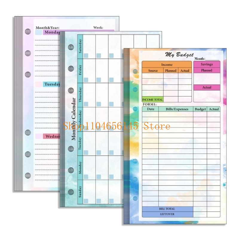 Loose Leaf Refill Paper Lined  - огляд і ціна Planner Weekly Budget