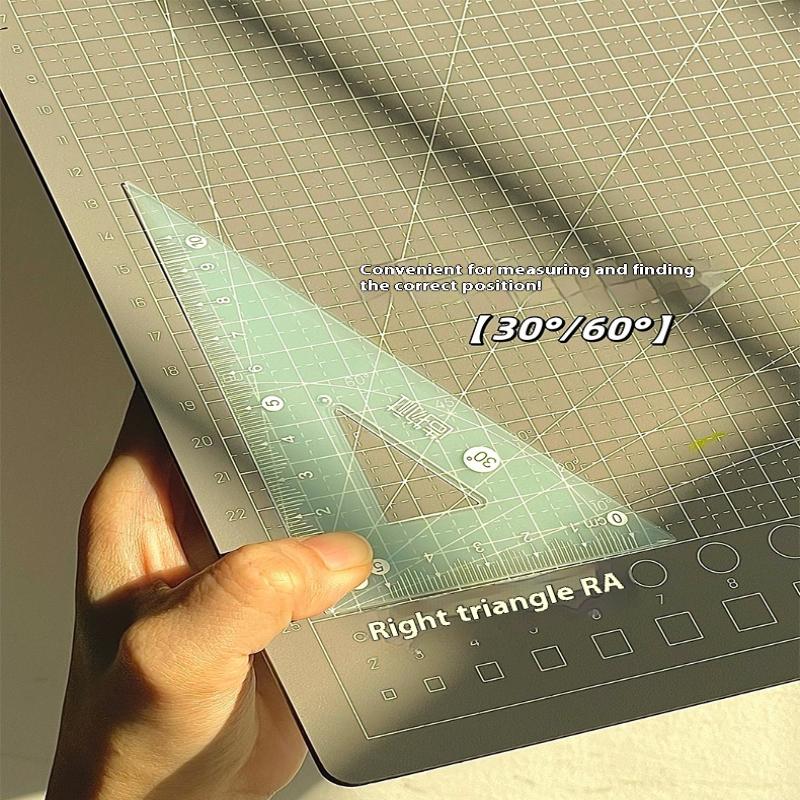4PCS/Set Transparent Measuring - огляд і ціна Ruler Set Transparent