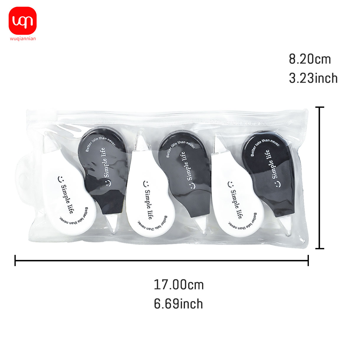 WQN - Black and White Mini Cor - огляд і ціна Office Supply Office Stationery Items