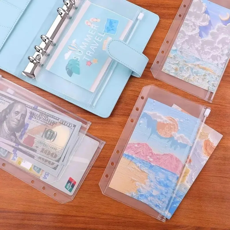 6-24PCS A6 6-Hole Zipper Binde - огляд і ціна Planner Weekly Budget