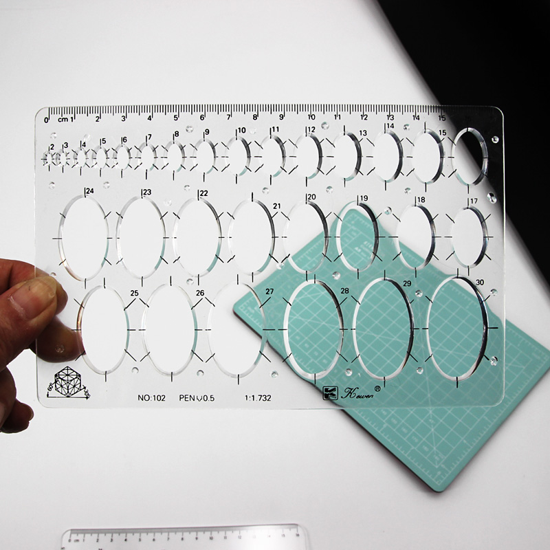 Transparent drawing size squar - огляд і ціна Ruler Set Transparent