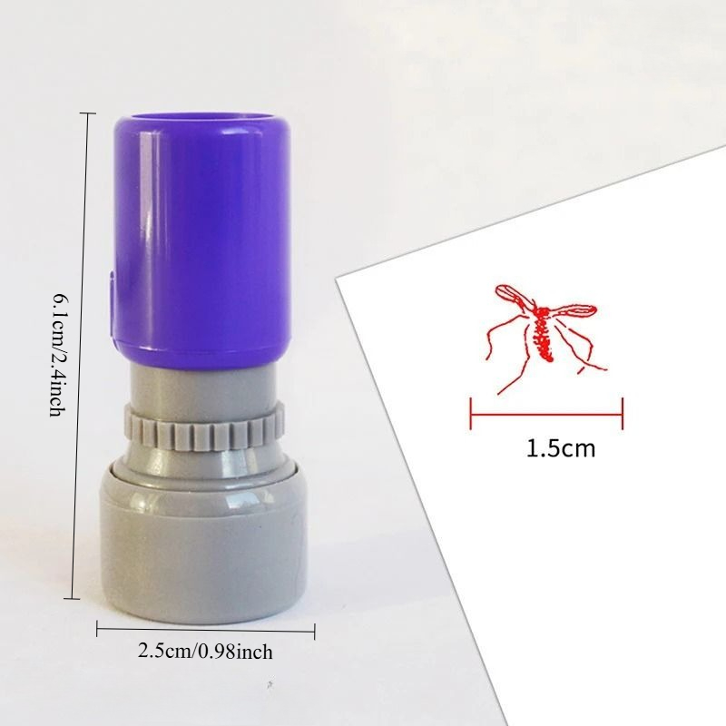 1/4pcs Mosquito Pattern Self-I - огляд і ціна Self Inking Stamp