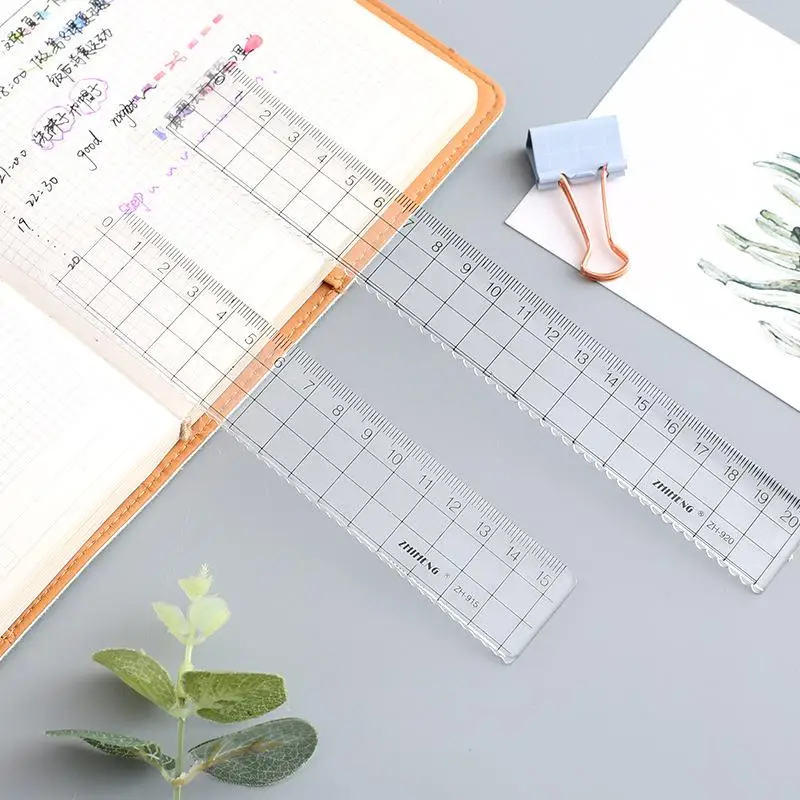 1Pcs Simple15cm 18cm 20cm Tran - огляд і ціна Ruler Set Transparent