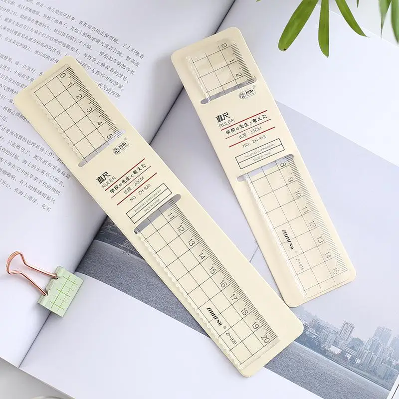 1Pcs Simple15cm 18cm 20cm Tran - огляд і ціна Ruler Set Transparent