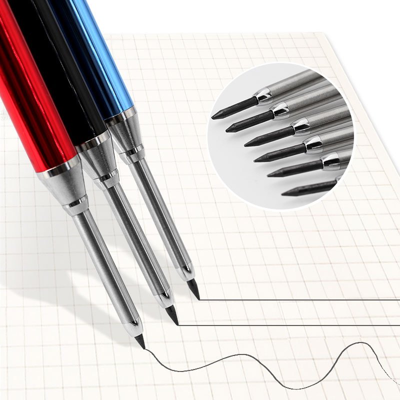 6Colors 2.8mm Metal Solid Carp - огляд і ціна Mechanical Pencil Lead