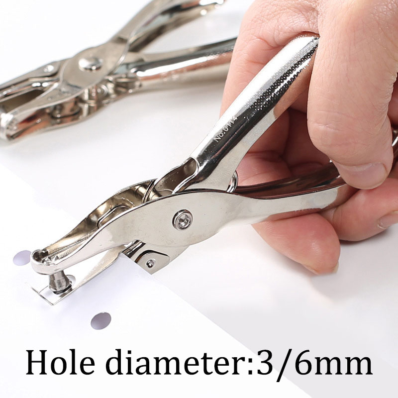 Hand Held Metal Stationery Rou - огляд і ціна Paper Punch 3 Hole