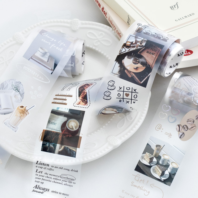6 styles 50mm*200cm Poems For  - огляд і ціна Label Printer Tape