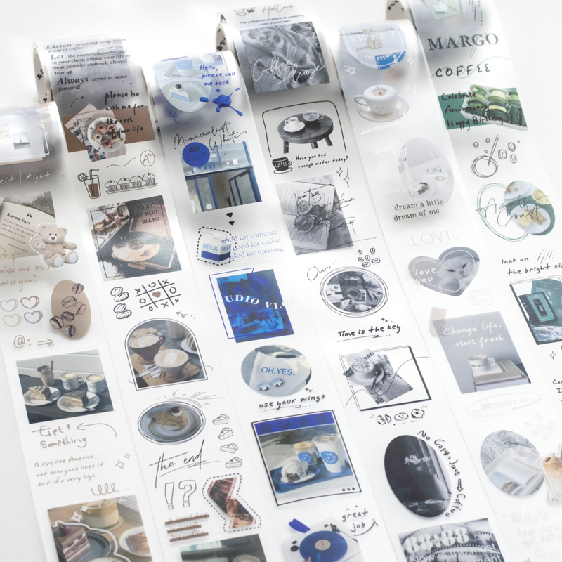 6 styles 50mm*200cm Poems For  - огляд і ціна Label Printer Tape