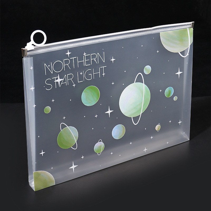 4/12pcs A4 Space Zipper Folder - огляд і ціна Supply Of Office Stationery