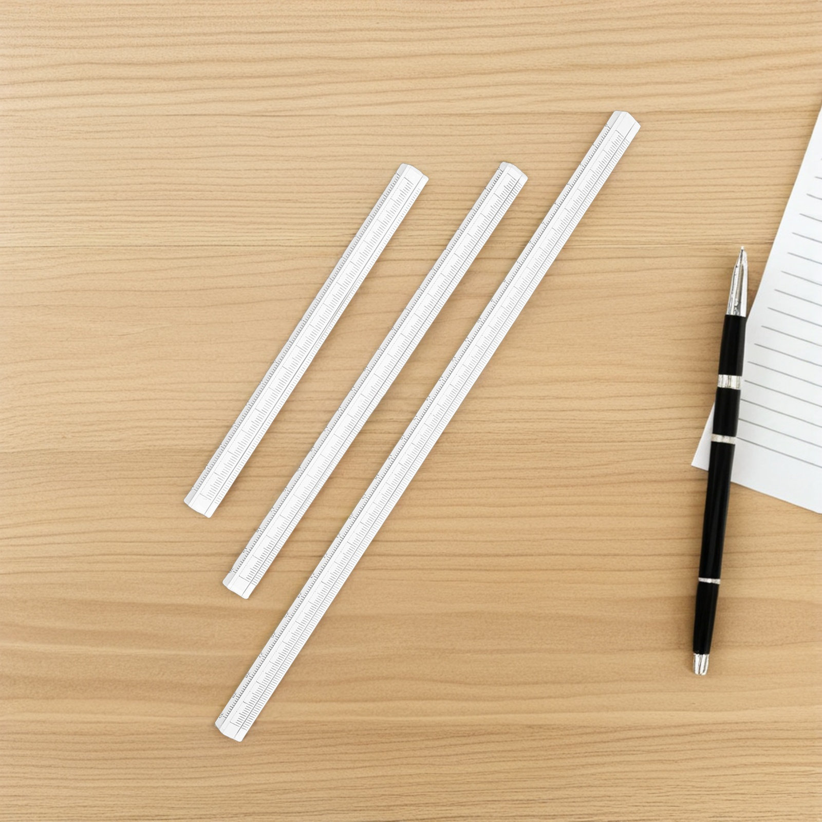 3Pcs Transparent Drawing Ruler - огляд і ціна Ruler Set Transparent
