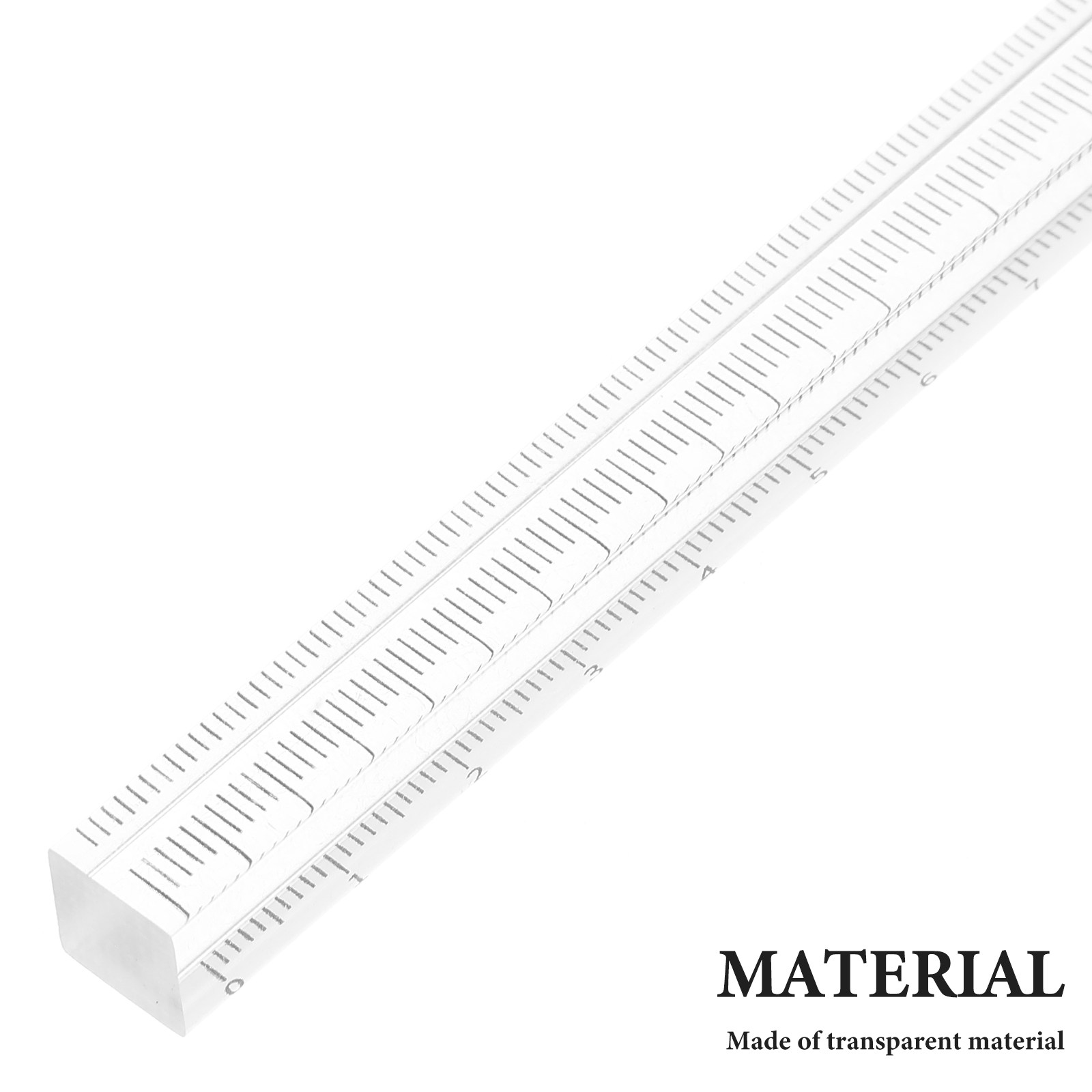 3Pcs Transparent Drawing Ruler - огляд і ціна Ruler Set Transparent